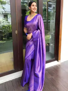 Anouk Woven Design Zari Kanjeevaram Saree