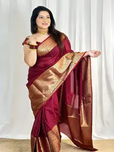 Anouk Woven Design Zari Kanjeevaram Saree