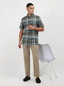 Tommy Hilfiger Men Tartan Checks Opaque Checked Casual Shirt