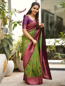 Anouk Zari Woven Design Kanjeevaram Saree