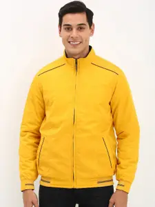 Allen Solly Men Solid Padded Pure Cotton Jacket