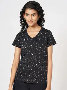 Dreamz by Pantaloons Printed Pure Cotton Lounge T-shirt