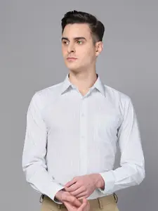 DON VINO Men Spread Collar Striped Cotton Slim Fit Formal Shirt