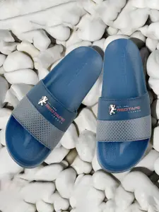 Red Tape Men Printed Comfort Sliders