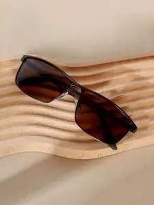 HAUTE SAUCE by  Campus Sutra HAUTE SAUCE by Campus Sutra Women Browline Sunglasses with Polarised Lens