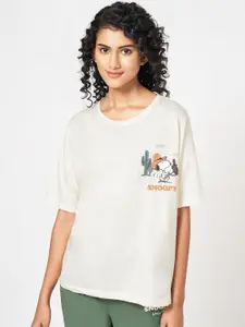 Dreamz by Pantaloons Printed Cotton Lounge Tshirts
