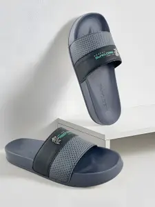 Red Tape Men Printed Sliders Flip Flops