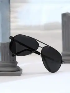 HAUTE SAUCE by  Campus Sutra HAUTE SAUCE by Campus Sutra Women Aviator Sunglasses with Polarised Lens AW24_HSSG2641