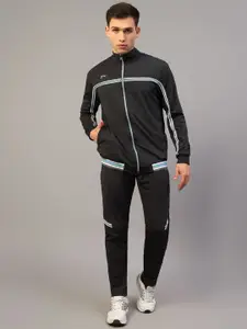 Shiv Naresh Men Mid Rise Mock Collar Tracksuit