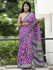 KALINI Bagh Bagru Saree