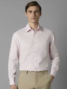 Louis Philippe Men Classic Spread Collar Micro Ditsy Printed Cotton Formal Shirt