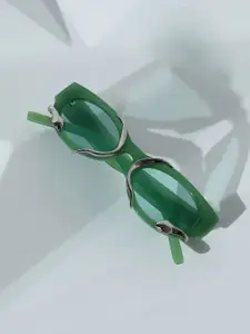 HAUTE SAUCE by  Campus Sutra HAUTE SAUCE by Campus Sutra Women Oval Sunglasses with Polarised Lens