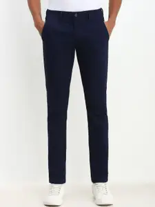 Allen Solly Men Printed Ultra Slim Fit Regular Trousers