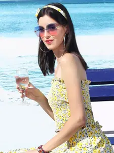 Sera Women Floral Printed Off-Shoulder Top