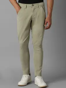 Louis Philippe Jeans Men Slim Fit High-Rise Trousers