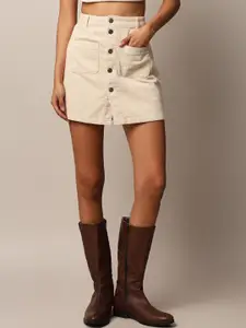 ONLY Pure Cotton Corduroy Straight Skirt