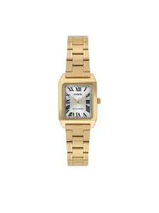 CASIO Women Dial & Stainless Steel Cuff Straps Analogue Watch A2284