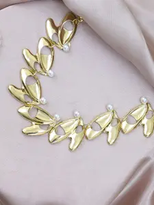 Adwitiya Collection Brass Necklace