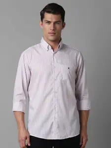 Louis Philippe Sport Men Slim Fit Opaque Striped Casual Shirt