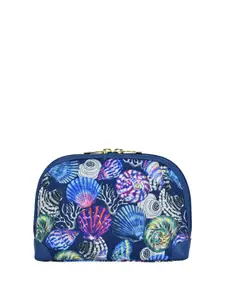 Anuschka Women Geometric Printed Bow Detail Money Clip