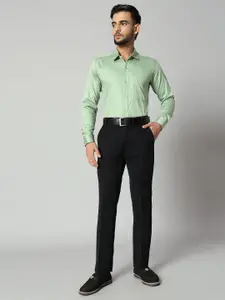 Bigreams Men Comfort Slim Fit Opaque Formal Shirt