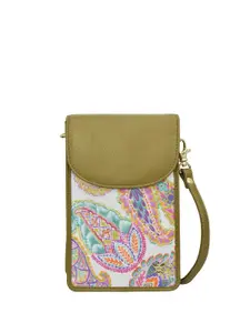 Anuschka Women Ethnic Motifs Printed Zip Around Wallet