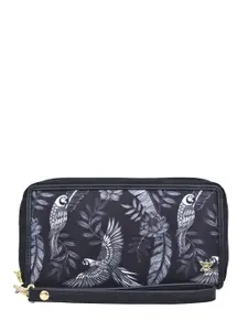 Anuschka Women Floral Printed Zip Around Wallet