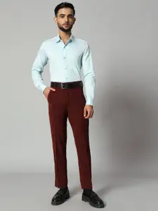 Bigreams Men Comfort Slim Fit Opaque Formal Shirt