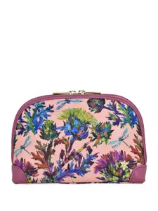 Anuschka Women Floral Printed Zip Around Wallet