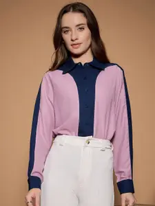 URBANGRACE BY KASSUALLY Women Standard Opaque Colourblocked Formal Shirt
