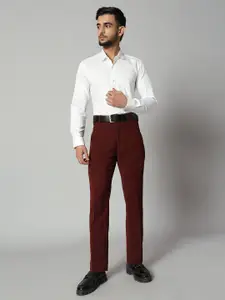 Bigreams Men Comfort Slim Fit Opaque Formal Shirt