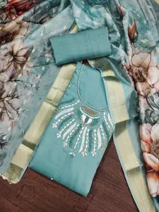 KIMISHA Embellished Unstitched Dress Material