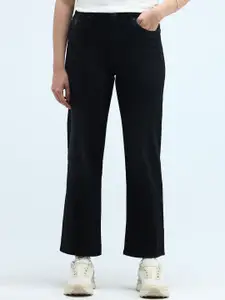 U.S. Polo Assn. Women Women Wide Leg High-Rise Light Fade Stretchable Jeans