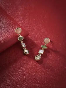 Accessorize London Geometric Drop Earrings