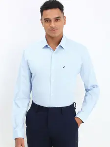 Allen Solly Men Spread Collar Micro Ditsy Printed Cotton Slim Fit Formal Shirt