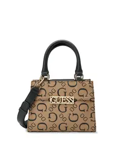 GUESS Printed Structured Satchel