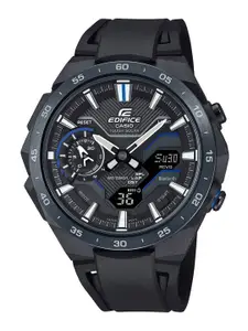CASIO Men Dial & Cuff Straps Analogue and Digital Chronograph Solar Powered Watch ED611