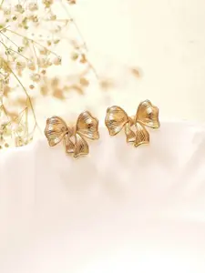 Priyaasi Bloomed Elegance Classic Gold Plated Studs