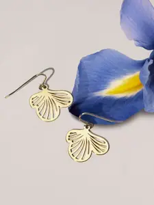 Accessorize London Leaf Shaped Drop Earrings