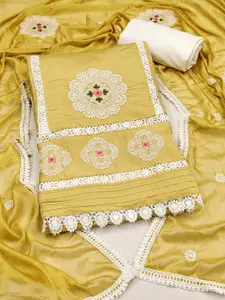 KIMISHA Embroidered Unstitched Dress Material