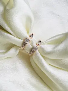 Arte Jewels Rose Gold-Plated Toe Rings