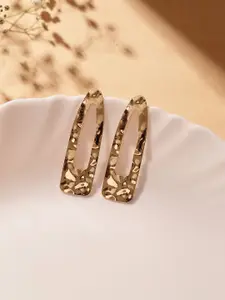Priyaasi Gold Plated Contemporary Studs