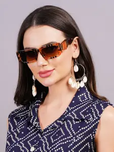 DressBerry Women Rectangle Sunglasses with UV Protected Lens