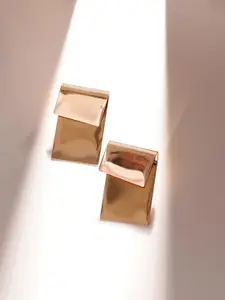 Priyaasi Gold-Plated Abstract Elegance Studs
