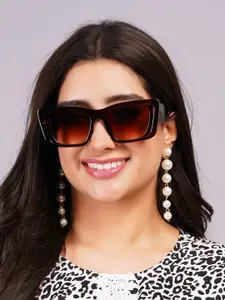 DressBerry Women Rectangle Sunglasses with UV Protected Lens