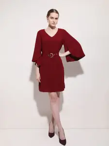 Vero Moda Flared Sleeve Sheath Dress