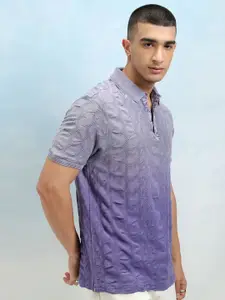 HIGHLANDER Men Solid Polo Collar Cotton Slim Fit T-Shirt