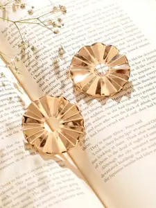 Priyaasi Gold Plated Contemporary Studs