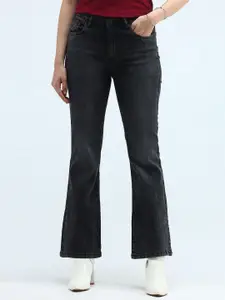 U.S. Polo Assn. Women Women Flared High-Rise Light Fade Stretchable Jeans