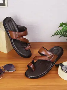 WALKWAY by Metro Men Leather One Toe Comfort Sandals